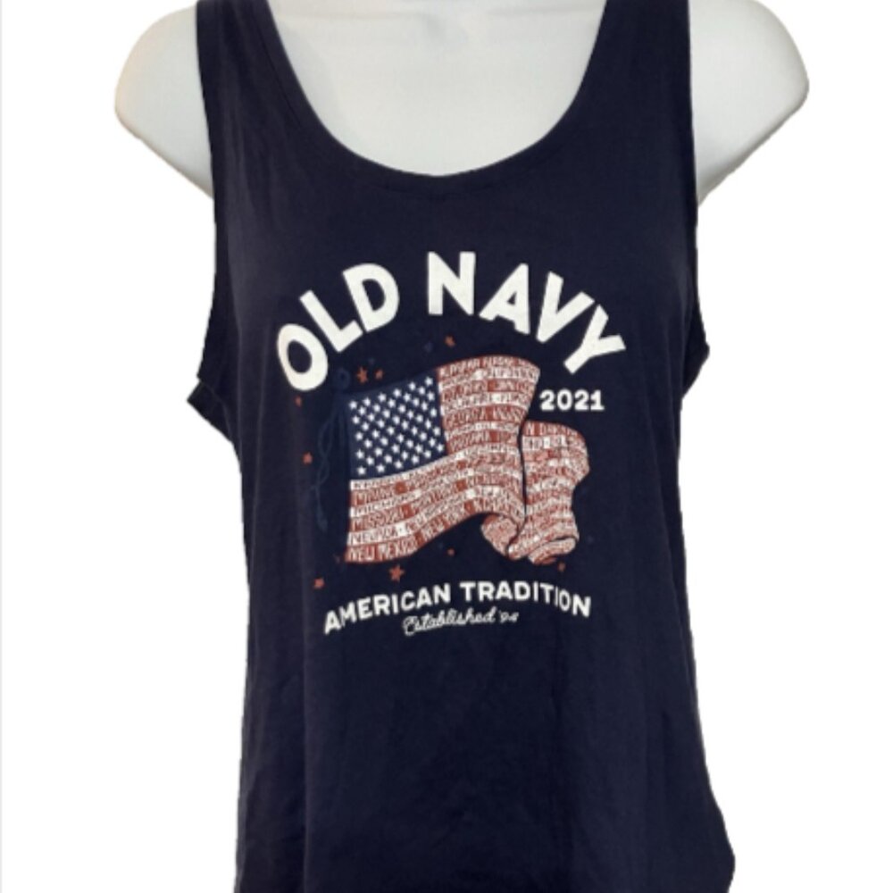 Old Navy Everywear Small Multicolor round neck cotton blend Sleeveless Tank. NWT